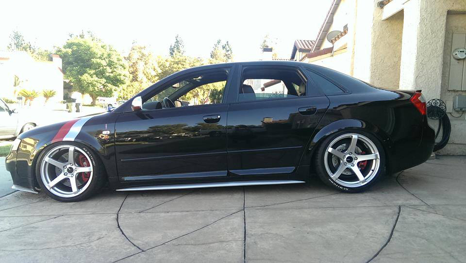 Audi B6 S4 with Relak style side skirts