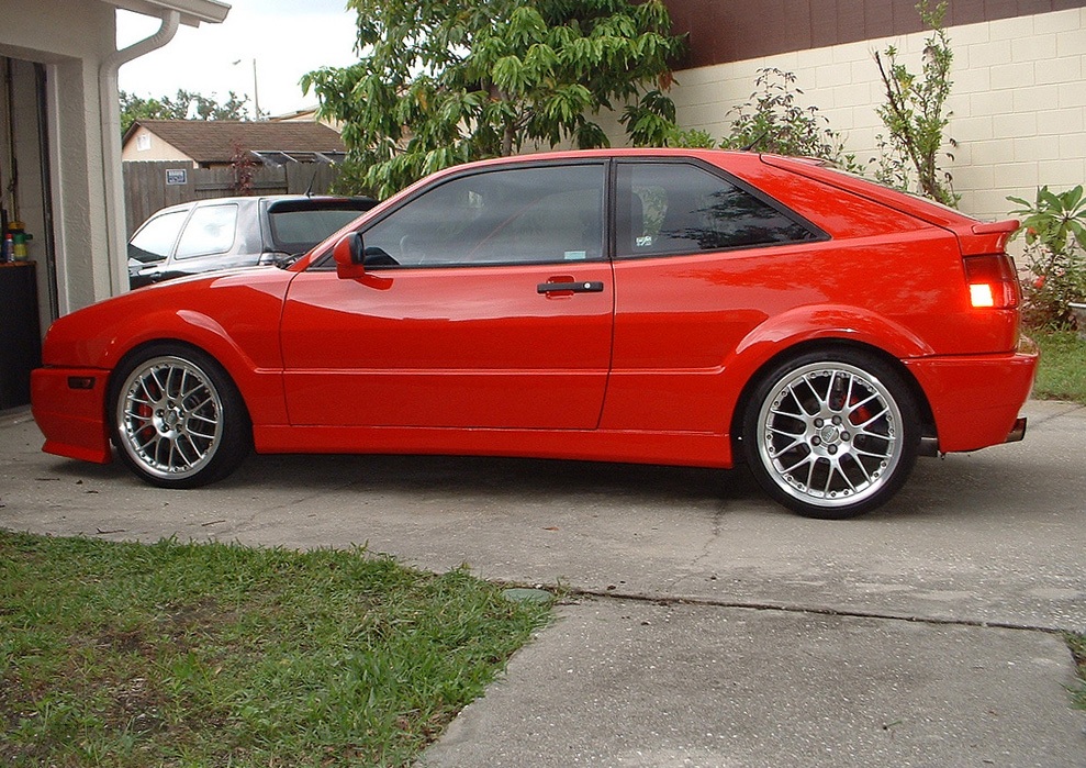 VW Corrado with smoothed ABT style side skirts