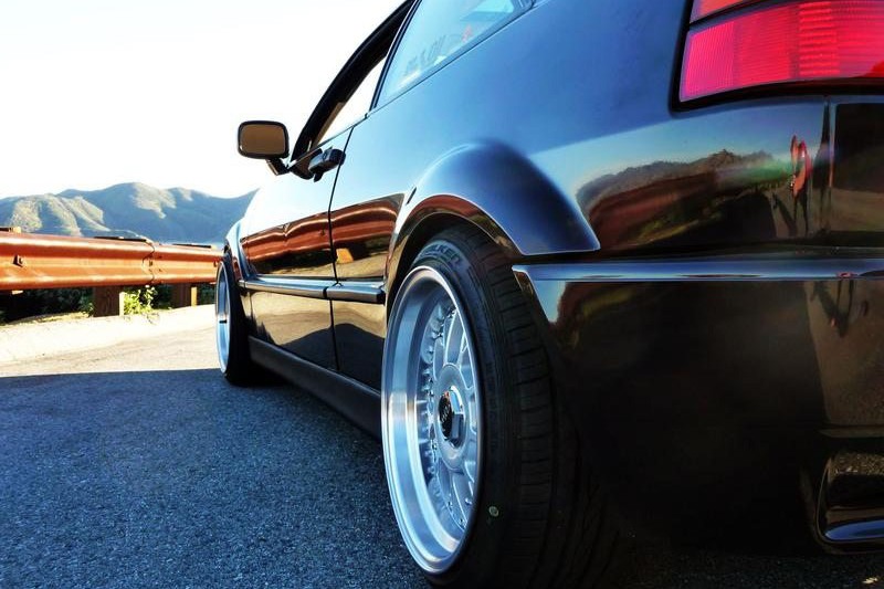 VW Corrado textured ABT side skirts