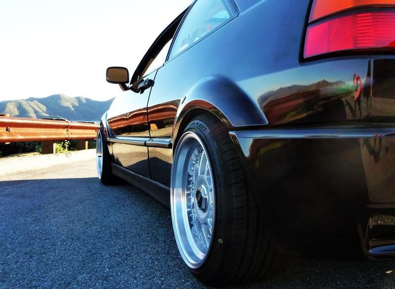 VW Corrado textured ABT side skirts
