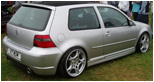 Volkswagen MK4 GTI Golf R32 side skirts installed