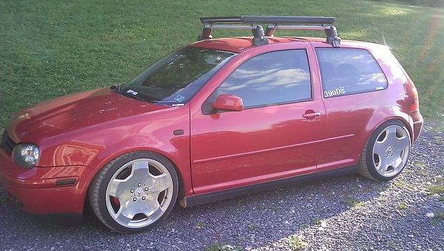 VW MK4 GTI with Votex textured side skirts