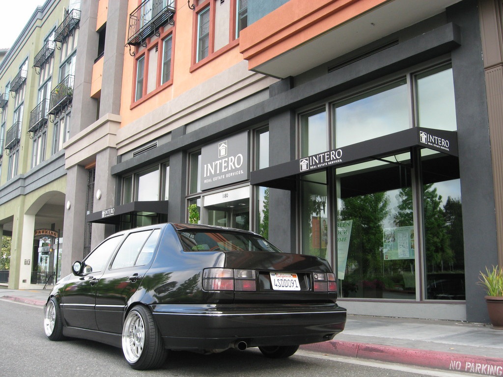 VW MK3 Jetta with smoothed ABT style side skirts