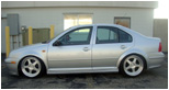 MK4 Jetta GLI side skirts installed